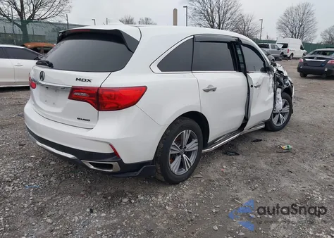2020 Acura Mdx Standard z USA, uszkodzony, nr VIN 5J8YD4H38LL044247